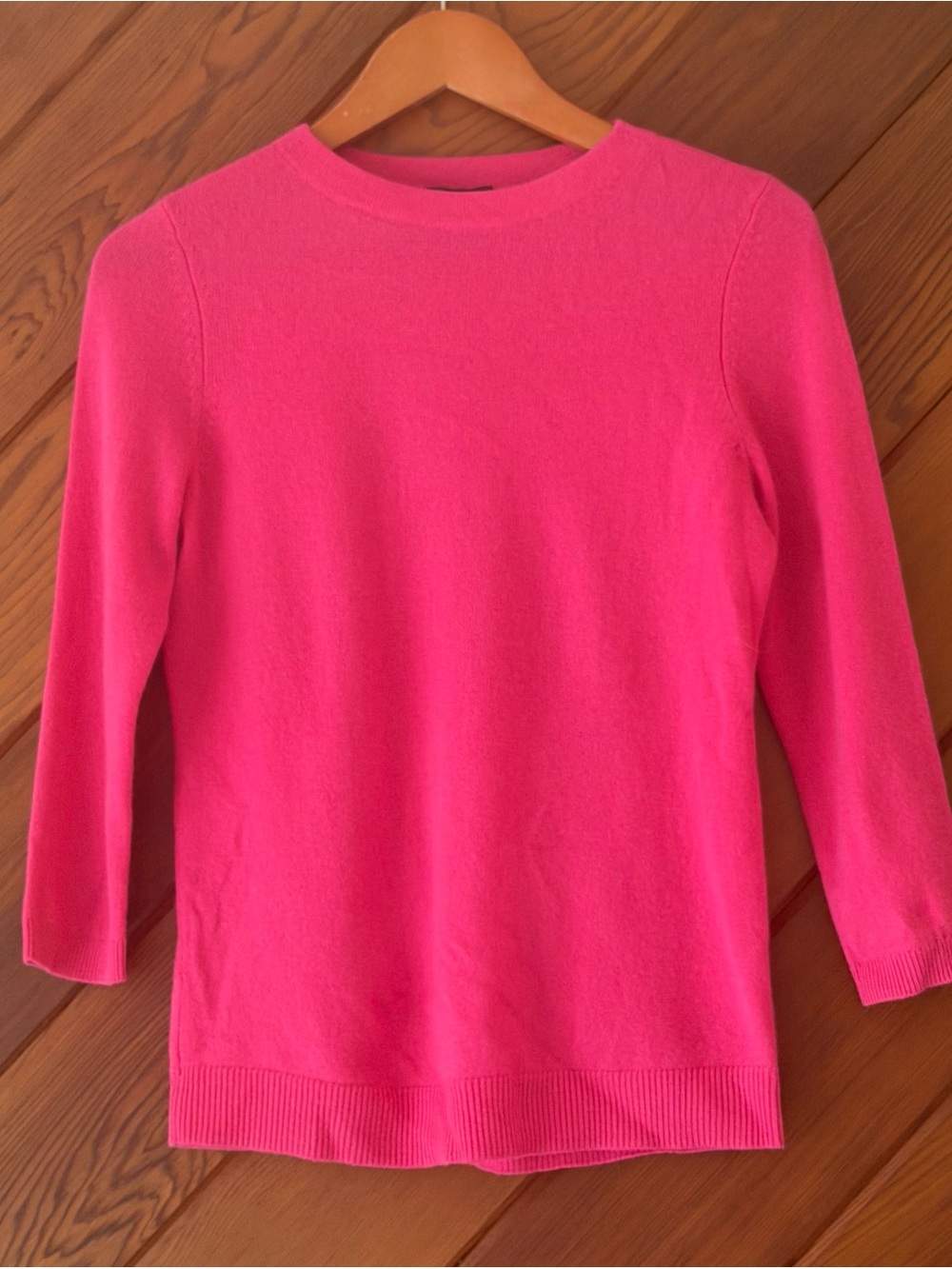Talbots Petite 100% Pure Cashmere Crewneck Sweater Pink SP - Read Description